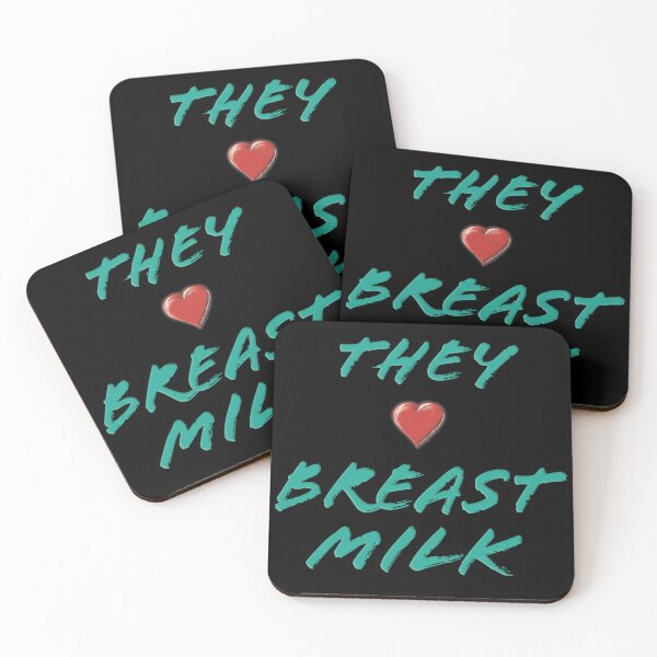 Item preview, They (Heart) Breast Milk designed and sold by WordyDreams.