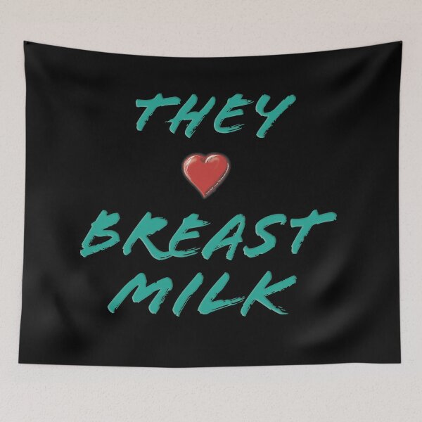 Item preview, They (Heart) Breast Milk designed and sold by WordyDreams.