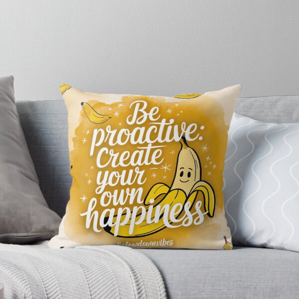 Item preview, Be Proactive: Create Your Own Happiness #SlowDownVibes designed and sold by krauze.