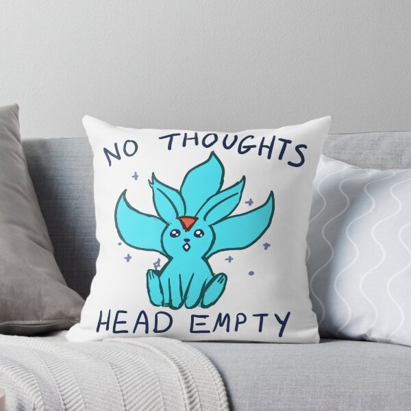 Item preview, no thoughts designed and sold by mewpercat.