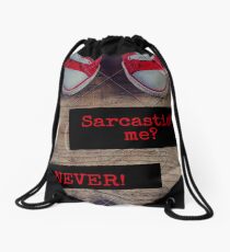 Sarcastic? Drawstring Bag