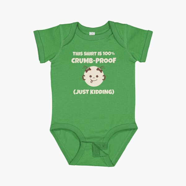 Item preview, This Shirt is 100% Crumb-Proof (Just Kidding) Toddler Child Kid Funny Playful Baby designed and sold by Lucky Dog Merch.