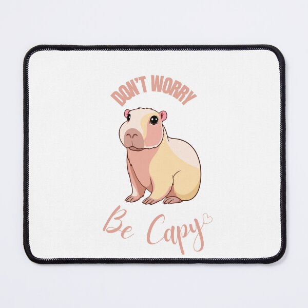 Item preview, Don't Worry Be Capy – Cute Realistic Capybara Art designed and sold by amandaline.