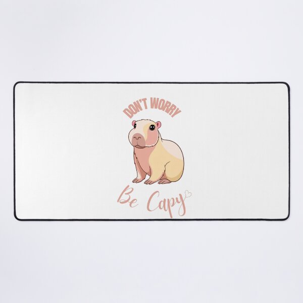 Item preview, Don't Worry Be Capy – Cute Realistic Capybara Art designed and sold by amandaline.