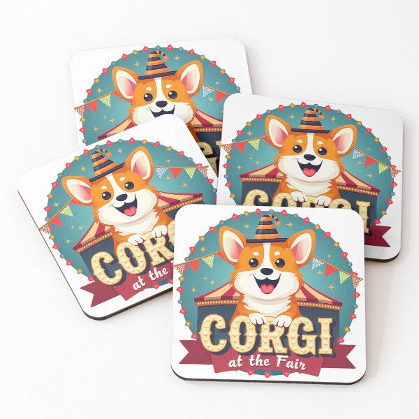 Item preview, Corgi at the Fair – Festive Excitement & Family Fun designed and sold by zoughlal.