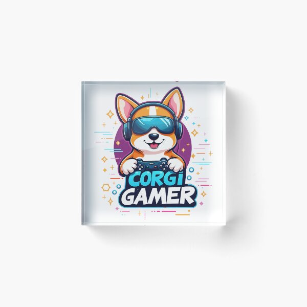 Item preview, Corgi Gamer – Playful Digital Savvy & Modern Cool designed and sold by zoughlal.