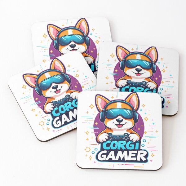 Item preview, Corgi Gamer – Playful Digital Savvy & Modern Cool designed and sold by zoughlal.