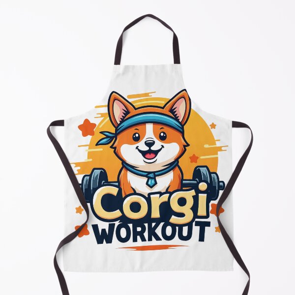 Item preview, Corgi Workout – Fun Fitness & Lively Energy designed and sold by zoughlal.