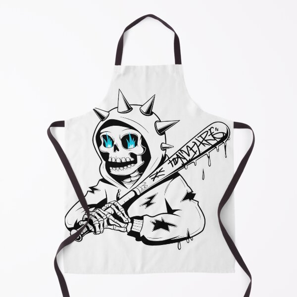 Item preview, Skeleton Gangster Rebellious Skull Riot Graffiti Streetwear designed and sold by WhimsyVox.