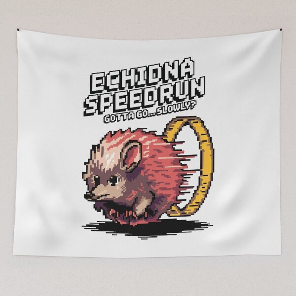 Item preview, Echidna Speedrun – Gotta Go… Slowly? Funny Pixel Art designed and sold by NaturePixel.