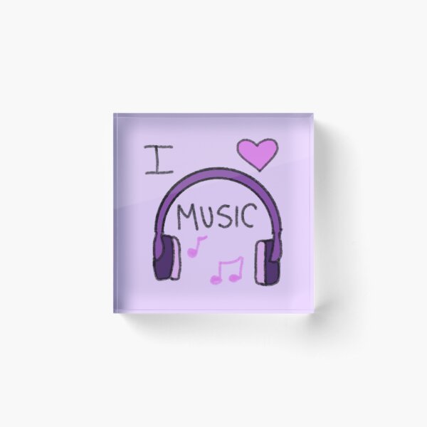 Item preview, I <3 music  designed and sold by raisin-draws.