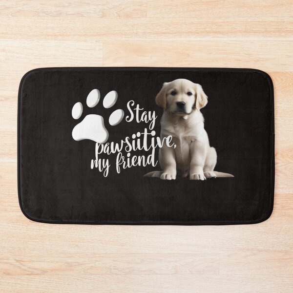 Item preview, STAY PAWSITIVE, MY FRIEND - Trendy & Comfortable T-Shirt for Animal Lovers designed and sold by Mikel-empire.