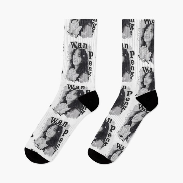 Item preview, Wan Peng Chinese Drama Actress Black and White Collage Design designed and sold by AJUNICE STUDIO.