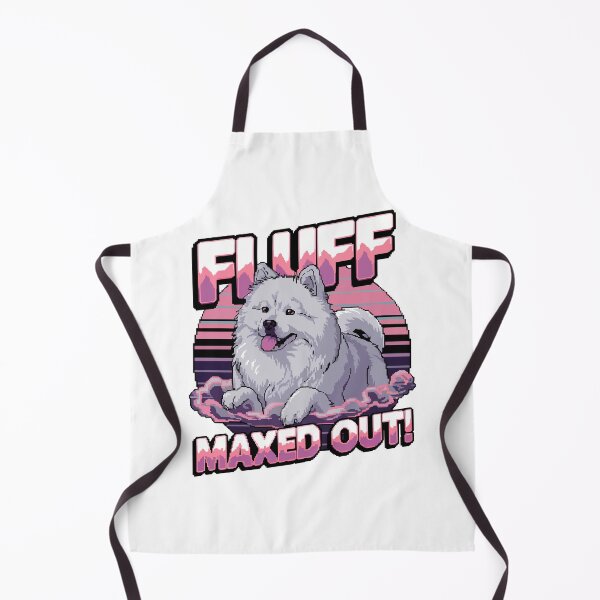 Item preview, Fluffy Samoyed Dog – Fluff Maxed Out! Pixel Art designed and sold by NaturePixel.