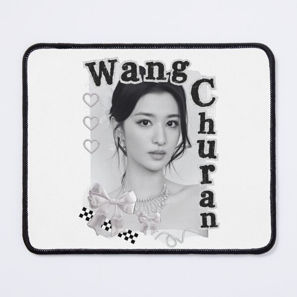 Item preview, Wang Chu Ran Chinese Drama Actress Black and White Collage Design designed and sold by AJUNICE STUDIO.