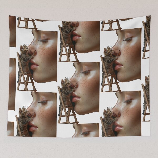 Item preview, Unusual motif of a cat and woman designed and sold by Bernsteinhaus.