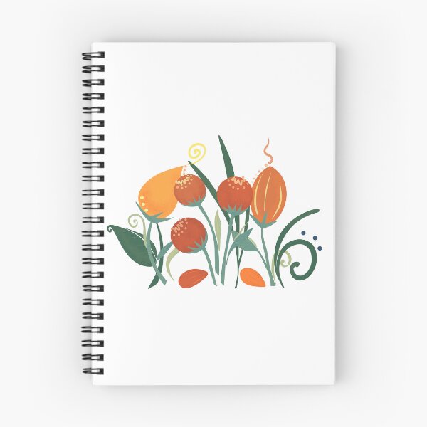 Item preview, Orange spring flowers arrangement  designed and sold by DigThatPrint.