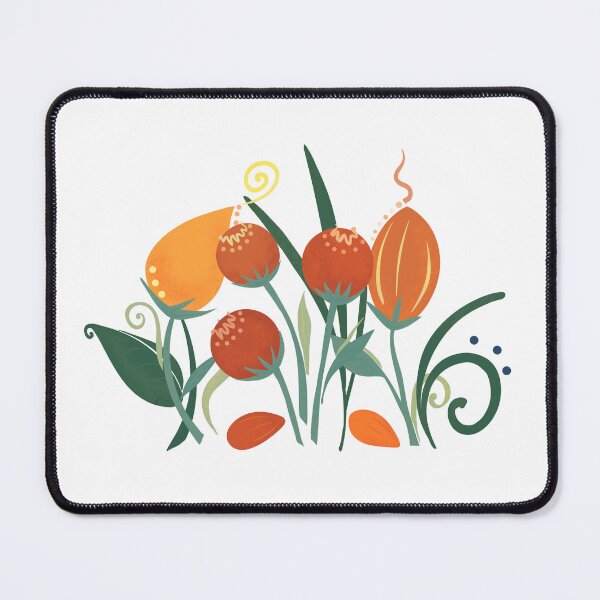 Item preview, Arreglo de flores primaverales de color naranja designed and sold by DigThatPrint.