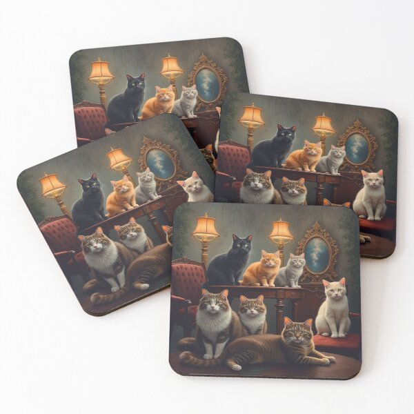 Item preview, Next Level Cats with Smoke and Mirrors designed and sold by HabitableMoons.