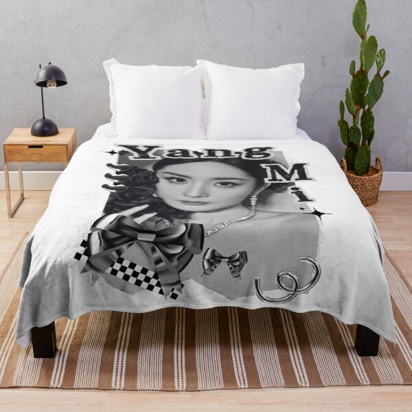 Item preview, Yang Mi Chinese Drama Actress Black and White Collage Design designed and sold by AJUNICE STUDIO.