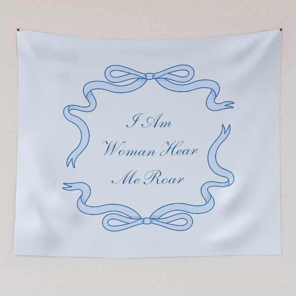Item preview, I Am Woman Hear Me Roar Quote designed and sold by ChaosDesigns876.