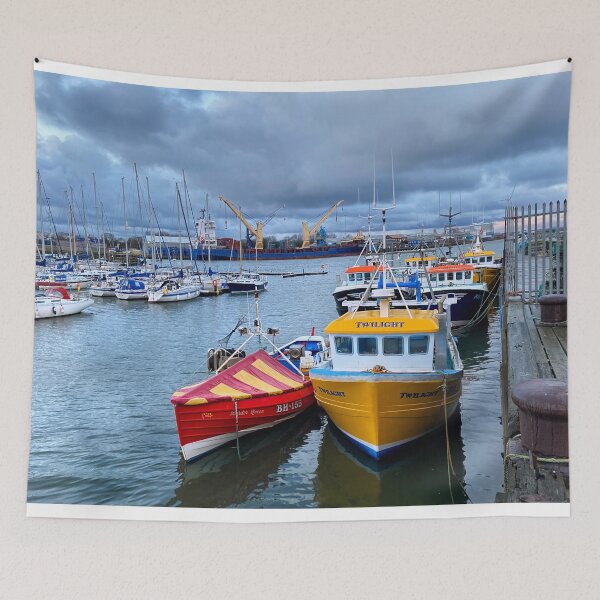 Item preview, Bonny Boats Berthed at Blyth designed and sold by Violaman.