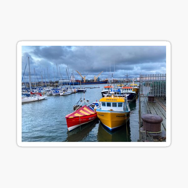 Item preview, Bonny Boats Berthed at Blyth designed and sold by Violaman.