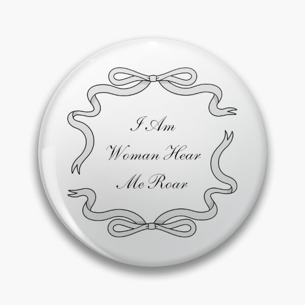 Item preview, I Am Woman Hear Me Roar Quote designed and sold by ChaosDesigns876.
