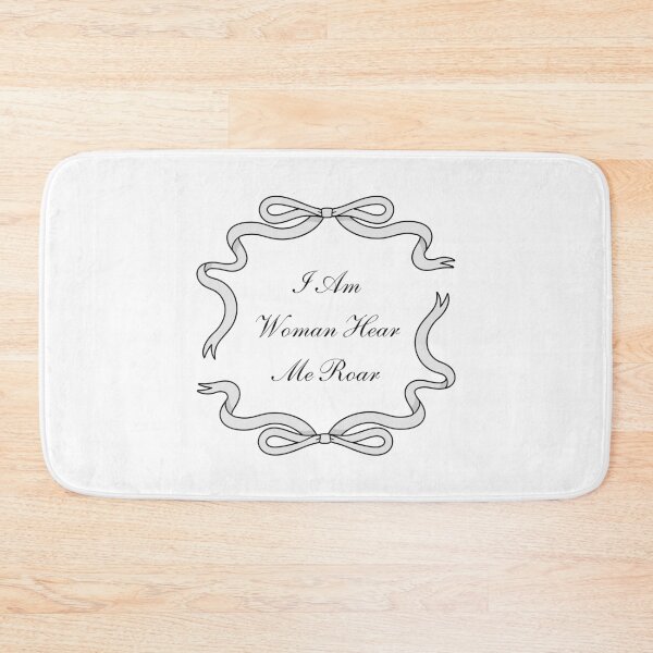Item preview, I Am Woman Hear Me Roar Quote designed and sold by ChaosDesigns876.