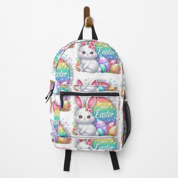 Item preview, bunny, happy Easter, Easter, spring, rainbow, colorful, egg, cute bunny designed and sold by Brilliant minds.