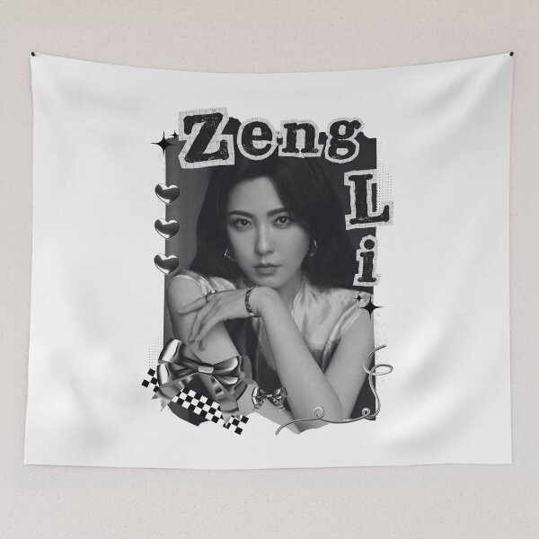 Item preview,  Li Zeng: Chinese Drama Actress Black and White Collage Design designed and sold by AJUNICE STUDIO.