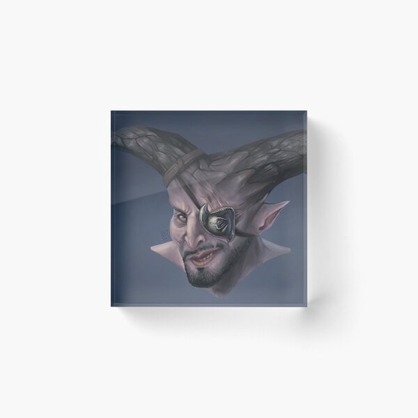 The Iron Bull Acrylic Block