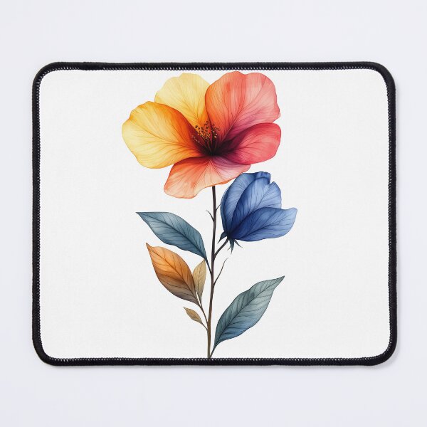 Item preview, A Designer Floral Fusion: Poppy multi-colour flower designed and sold by MemeHodlr.