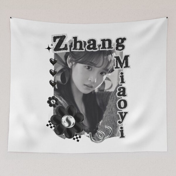 Item preview, Zhang Miao Yi Chinese Drama Actress Black and White Collage Design designed and sold by AJUNICE STUDIO.