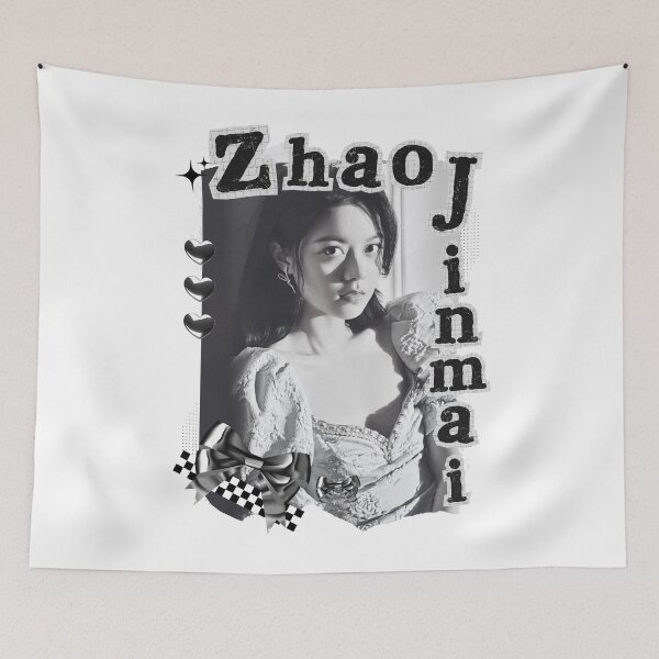 Item preview, Zhao Jin Mai Chinese Drama Actress Black and White Collage Design designed and sold by AJUNICE STUDIO.