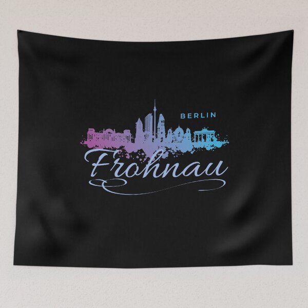 Item preview, Berlin skyline with Frohnau lettering designed and sold by Ecmoprints.