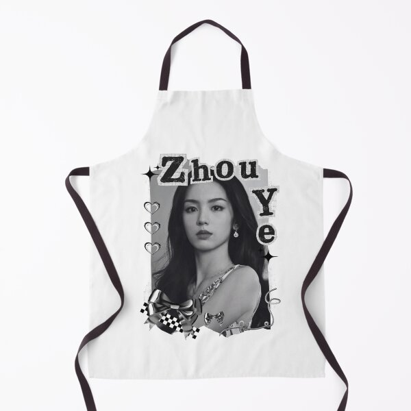 Item preview, Zhou Ye Chinese Drama Actress Black and White Collage Design designed and sold by AJUNICE STUDIO.