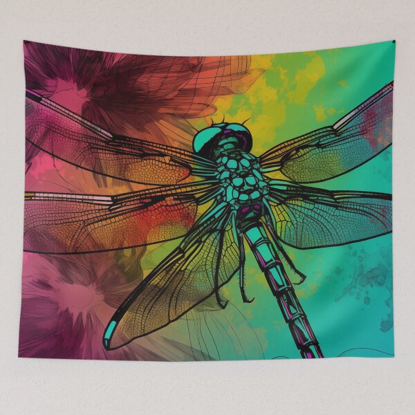 Item preview, Dragonfly Popart designed and sold by RedHandedOD.