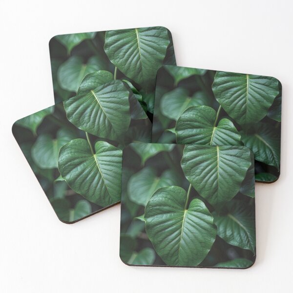Item preview, "Shadowed Tropical Leaves - Dark Botanical Art" designed and sold by digoarpi.