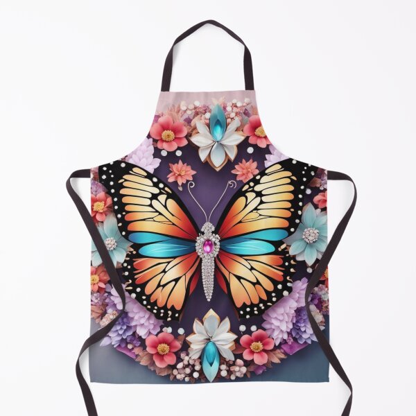 Item preview, Colorful Butterfly Surrounded by Flowers designed and sold by Sam-DesignMart.