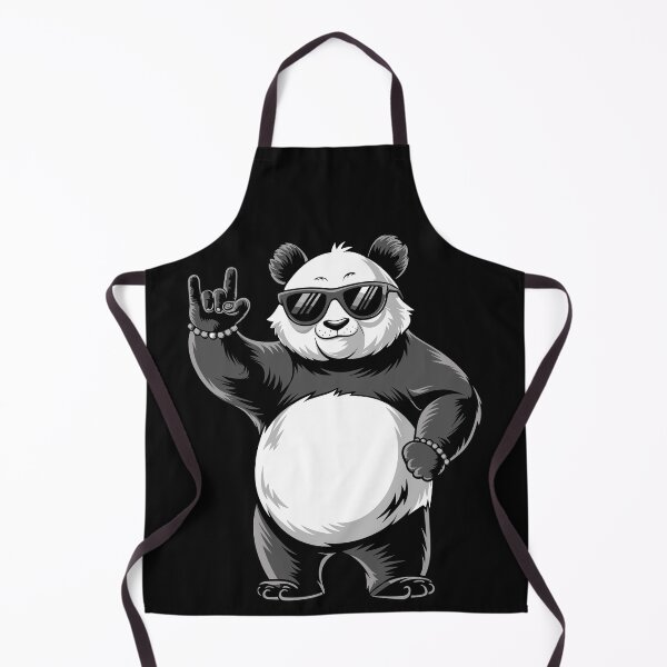 Item preview, Retro Panda Rock Music Gift Men Kids Women designed and sold by beDiceDesigns.