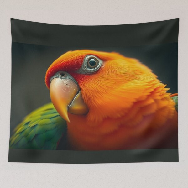 Item preview, Tropical Bird Portrait designed and sold by Skye Ryan-Evans.