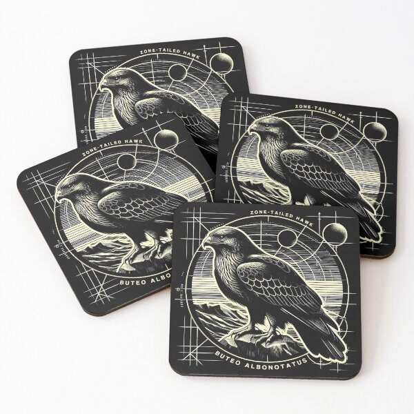 Item preview, Zone-tailed Hawk designed and sold by theAVIARY7.
