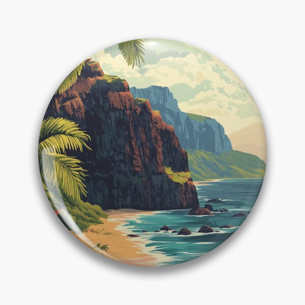 Item preview, Nā Pali Coast Kauai designed and sold by MisfitPrintsUs.