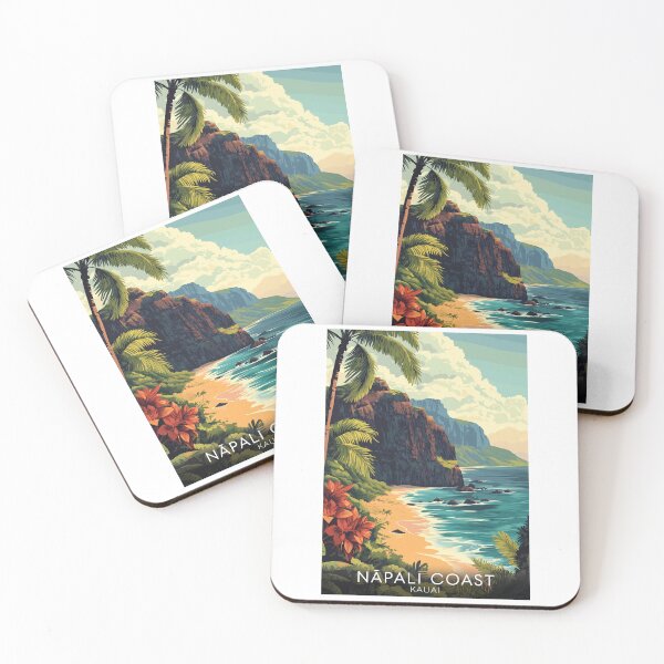 Item preview, Nā Pali Coast Kauai designed and sold by MisfitPrintsUs.