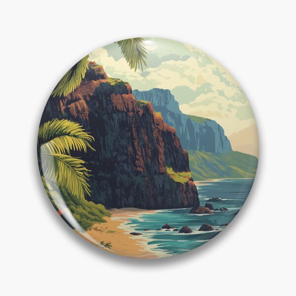 Item preview, Nā Pali Coast Kauai designed and sold by MisfitPrintsUs.