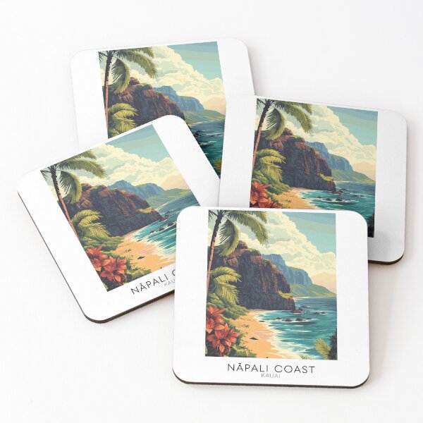 Item preview, Nā Pali Coast Kauai designed and sold by MisfitPrintsUs.