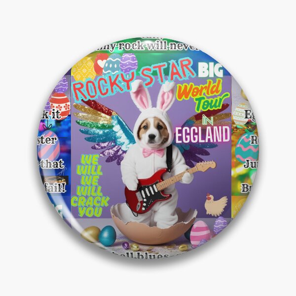 Item preview, ROCKY STAR on the Easter Tour - "Eggland Rock Fest" designed and sold by Atarac.