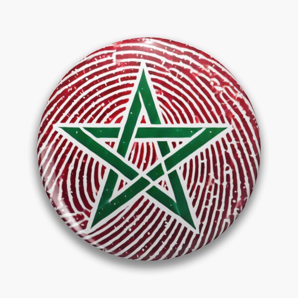 Item preview, Moroccan Digital Footprint - Identity and Pride designed and sold by Asfyi.