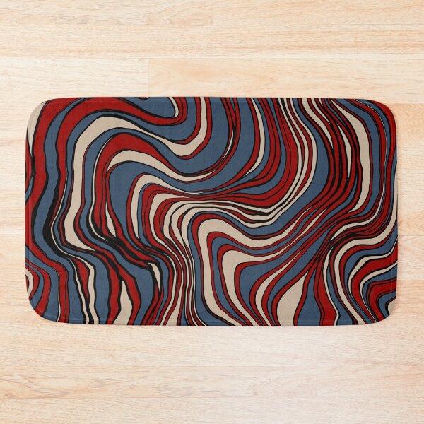 Item preview, Red, tan, bluish grey swirl design designed and sold by DaveDanchuk.